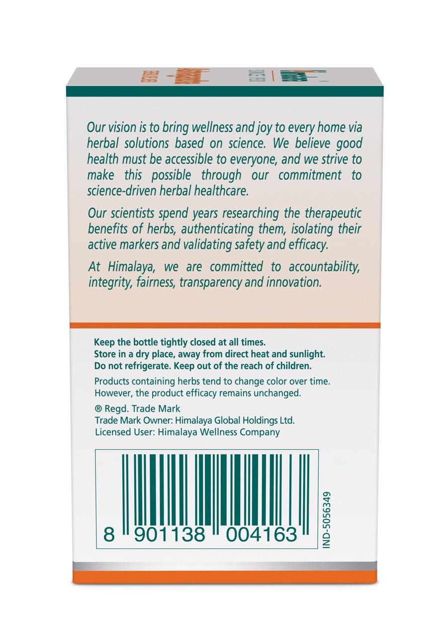 Himalaya Ashvagandha Tablet | Stress Relief Supplement | Rejuvenates Mind & Body - 120 Tablet