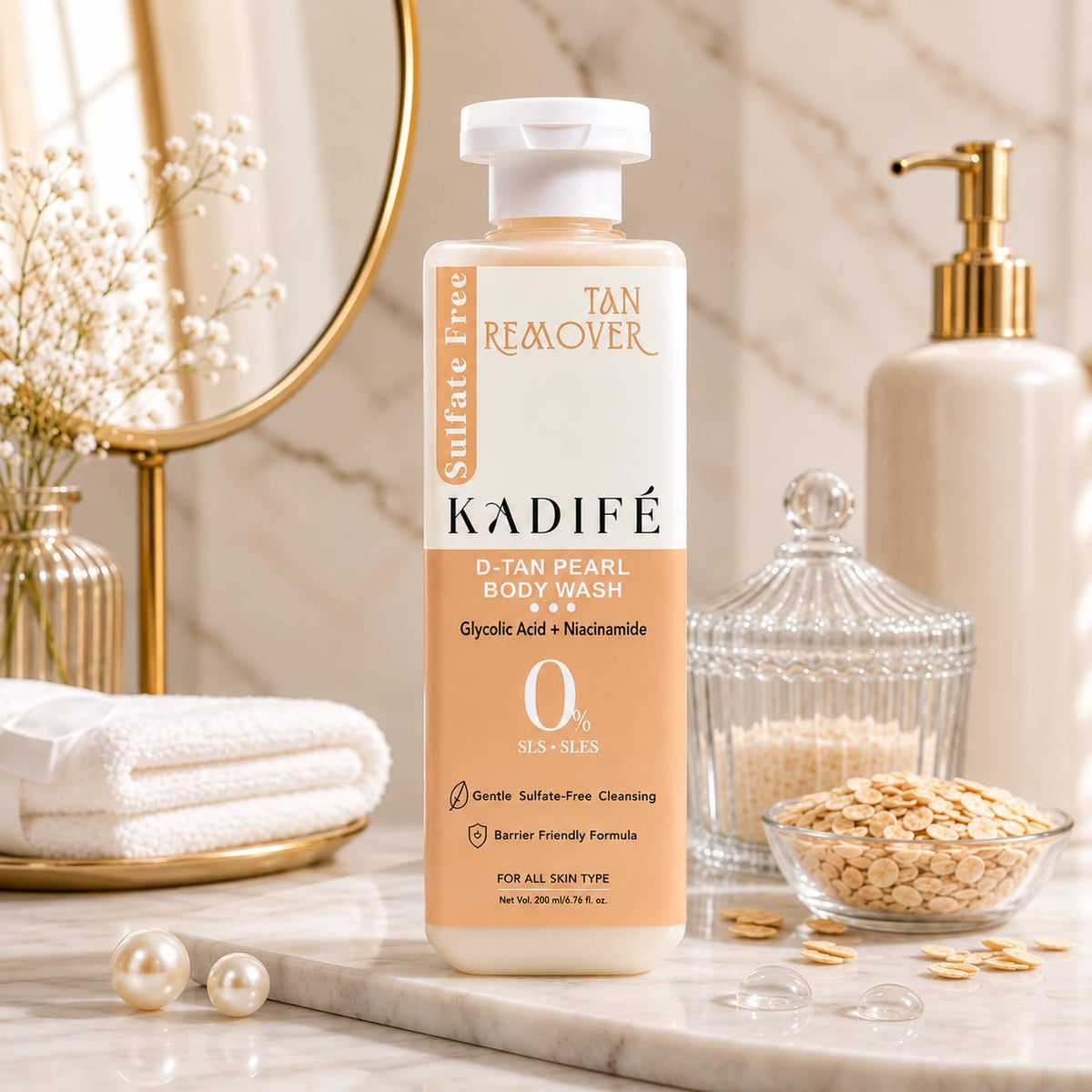 Kadife D-Tan Pearl Body Wash (200ml)