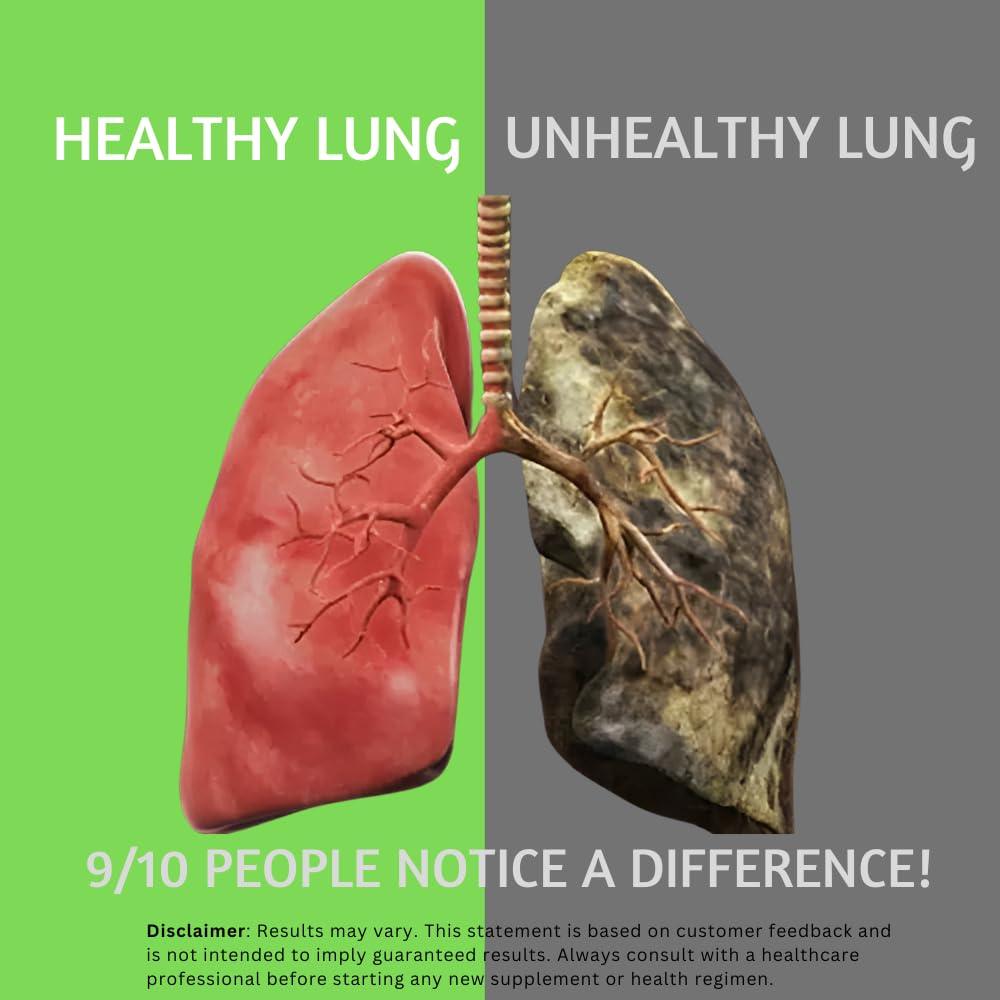 Pure Nutrition Lung Detox Capsule with Vitamin C 800mg For Respiratory Care