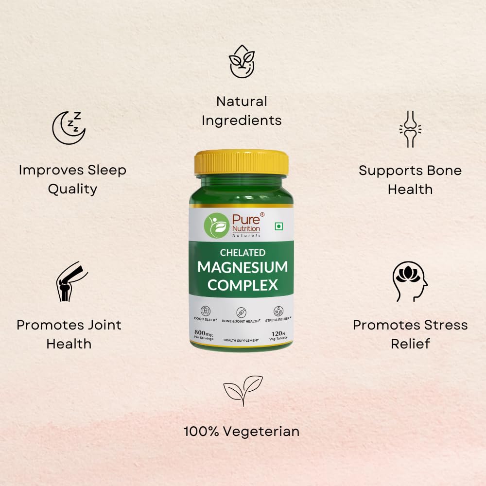 Pure Nutrition Chelated Magnesium Complex Tablets