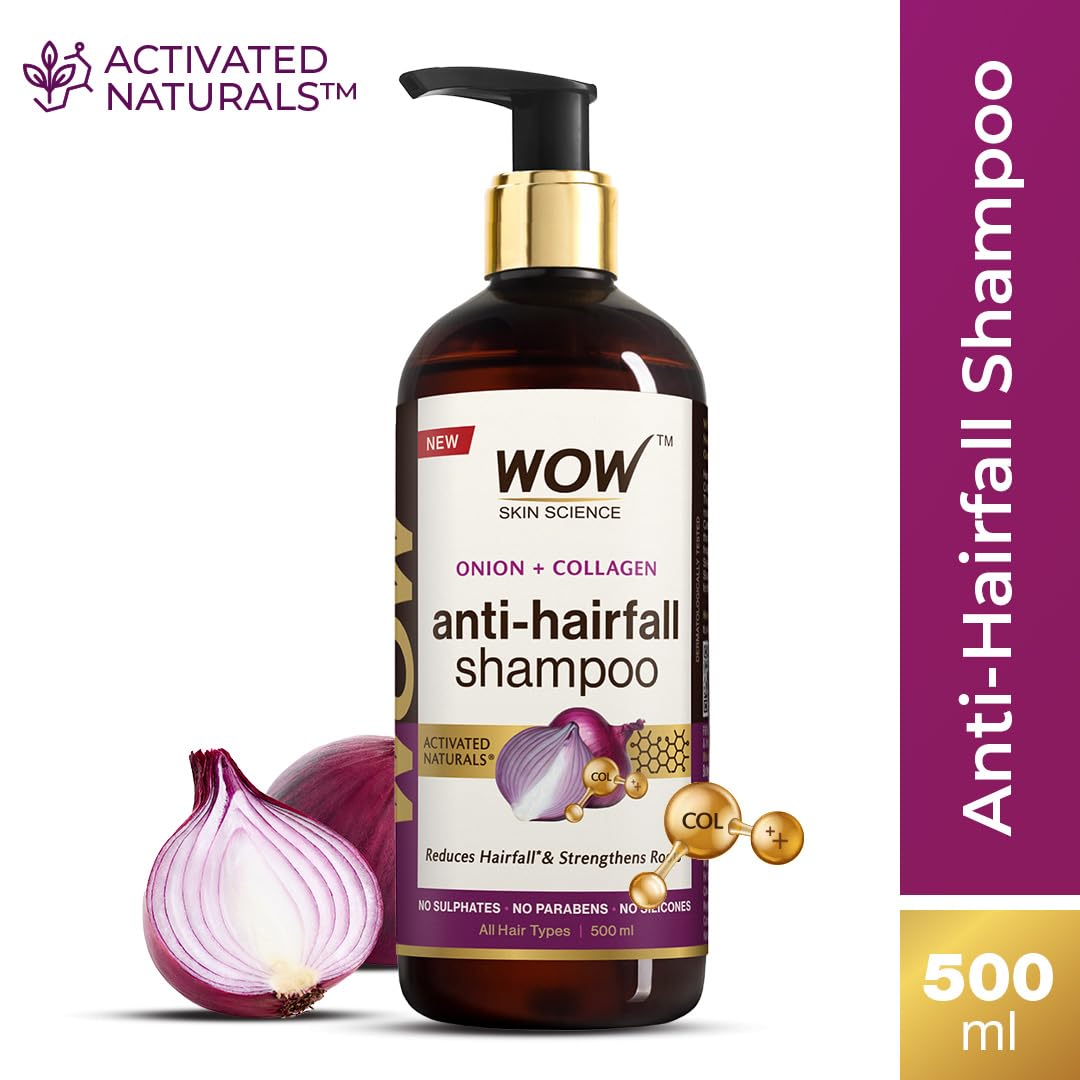 Wow Skin Science Red Onion Black Seed Oil Shampoo - 500ml