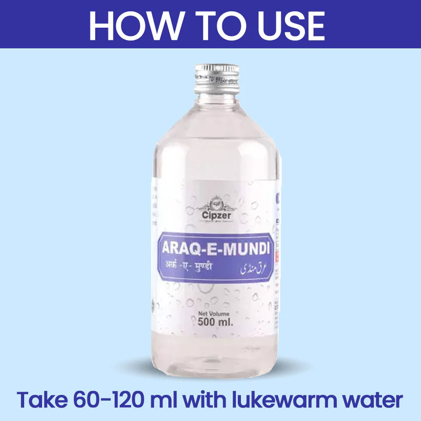Cipzer Araq e Mundi - 500ml | Herbal Remedy for Blood Purification, Skin Health & Inflammation Relief