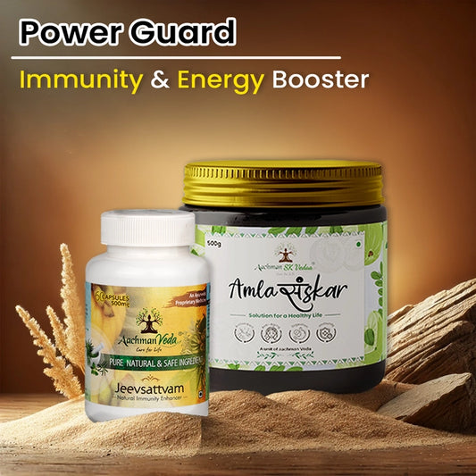 Aachman Veda Amla Sanskar With Jeevsatvam Multivitamin Combo