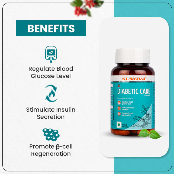 Sunova Diabetic Care Capsule - 60 Capsules