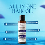 VASL All in One Hair Oil 130ml - 100% Organic Ayurvedic Hair Fall Control Oil