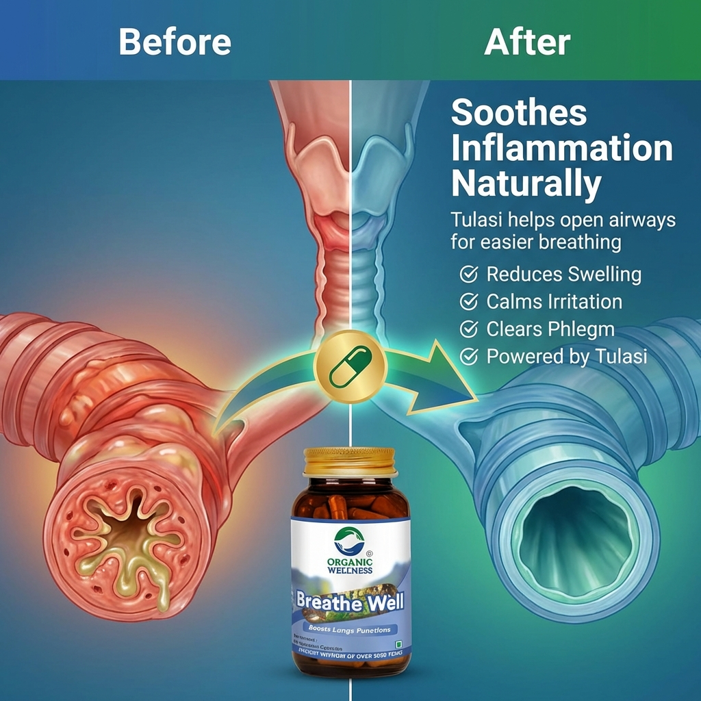 Organic Wellness Breathe Well Capsules - 90 Capsules