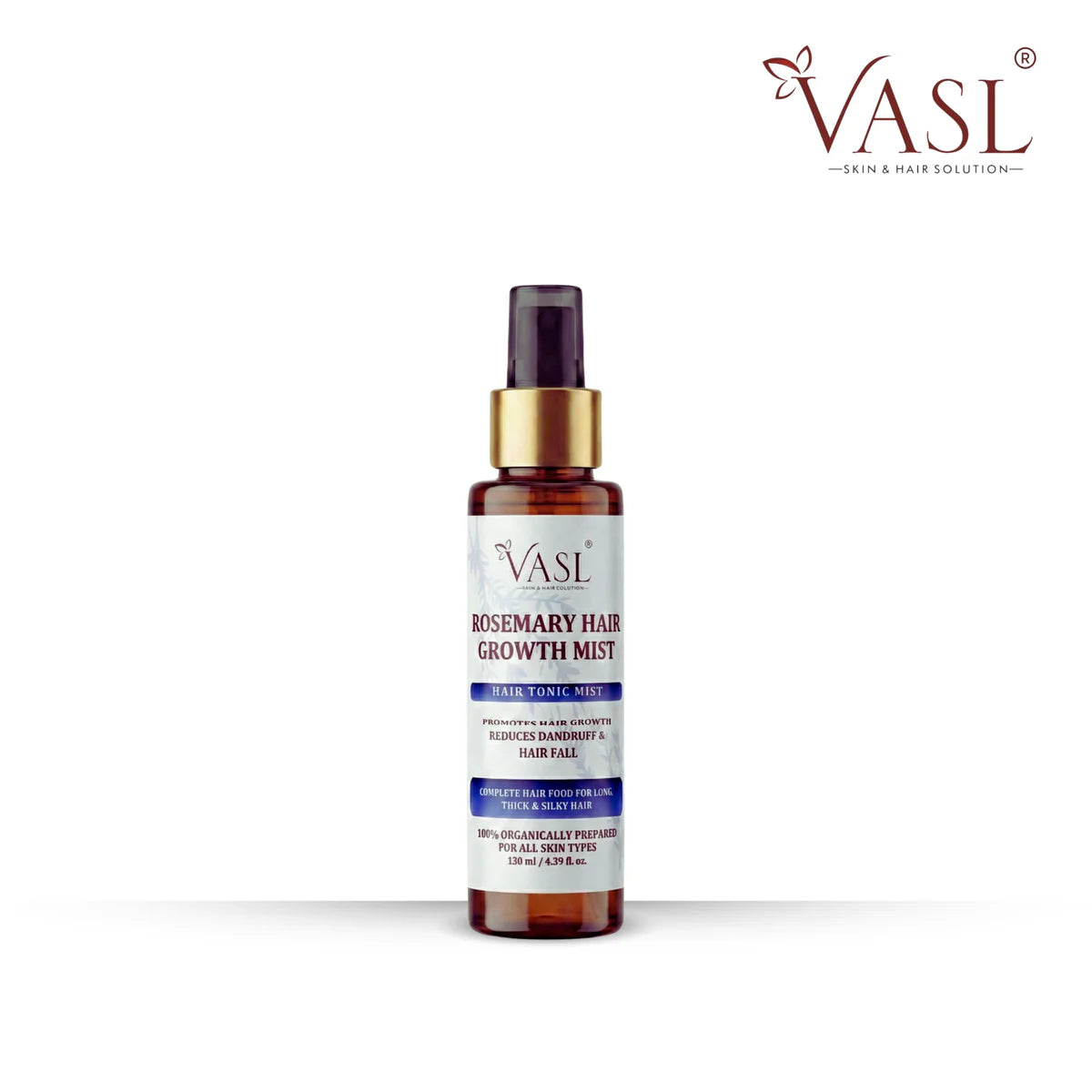 VASL Rosemary Hair Growth Mist 130ml - Anti Hair Fall & Dandruff Spray