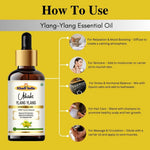 Khadi Ylang Ylang Essential Oil | Pure & Natural Ylang Ylang Oil for Hair, Scalp & Skin Care | Essential Oil for Healthy-Looking Hair & Relaxation | Floral Aromatherapy Oil | 15 ml