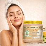 Bhudevam Naturals Khadi Rice Water Face Scrub for Women & Men – Gentle Exfoliation for Clear, Smooth & Radiant Skin-150GM
