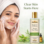 Kayee Ayurveda Neem Tea Tree Face Wash for Men & Women | Herbal Facial Cleanser for Oily & Acne-Prone Skin | Neem & Tea Tree Formula Helps Remove Dirt, Excess Oil & Impurities for Fresh, Clean & Healthy-Looking Skin | 210 ml
