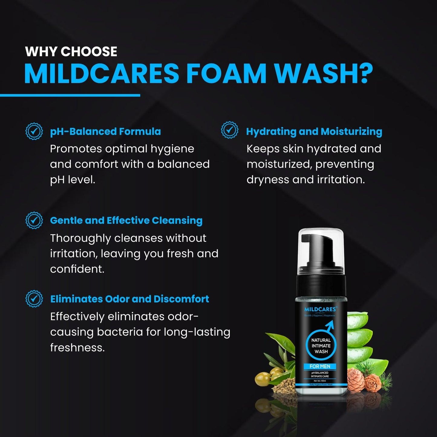 Mildcares Intimate Men's Wash