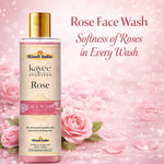 Kayee Ayurveda Rose Face Wash for Men & Women | Herbal Rose-Enriched Facial Cleanser for Daily Skin Care | Helps Remove Dirt, Excess Oil, Sweat & Impurities While Leaving Skin Fresh, Soft, Smooth & Healthy-Looking | 210 ml