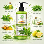 Bhudevam Naturals Khadi Tea Tree Face Wash – Anti-Pimple, Anti-Blemish & Refreshing Formula- 210ML