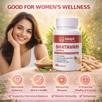 MAPL Shatavari Capsules | Organic Ayurvedic Supplement for Women | Supports Hormonal Balance, Stress Resistance, Immunity & Vitality | 60 Capsules