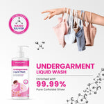MildCares Antibacterial Undergarment Wash | Stain Removal & Odor Control | Bleach-Free Blossom Liquid Detergent