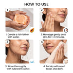 Arka Pure Life Papaya Soap – Papaya-Enriched Cleansing Bath Soap for Bright, Smooth & Healthy-Looking Skin – 100g