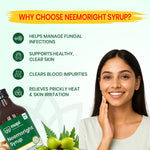 MAPL Neemoright Syrup | Ayurvedic Blood Purifier & Skin Care | Reduces Acne, Itching, Inflammation, Fights Skin Infections & Boosts Immunity | 200 ml