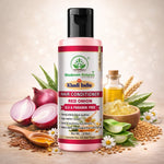 Bhudevam Naturals Khadi Red Onion Hair Conditioner For Smooth & Shiny Hair- 210ML
