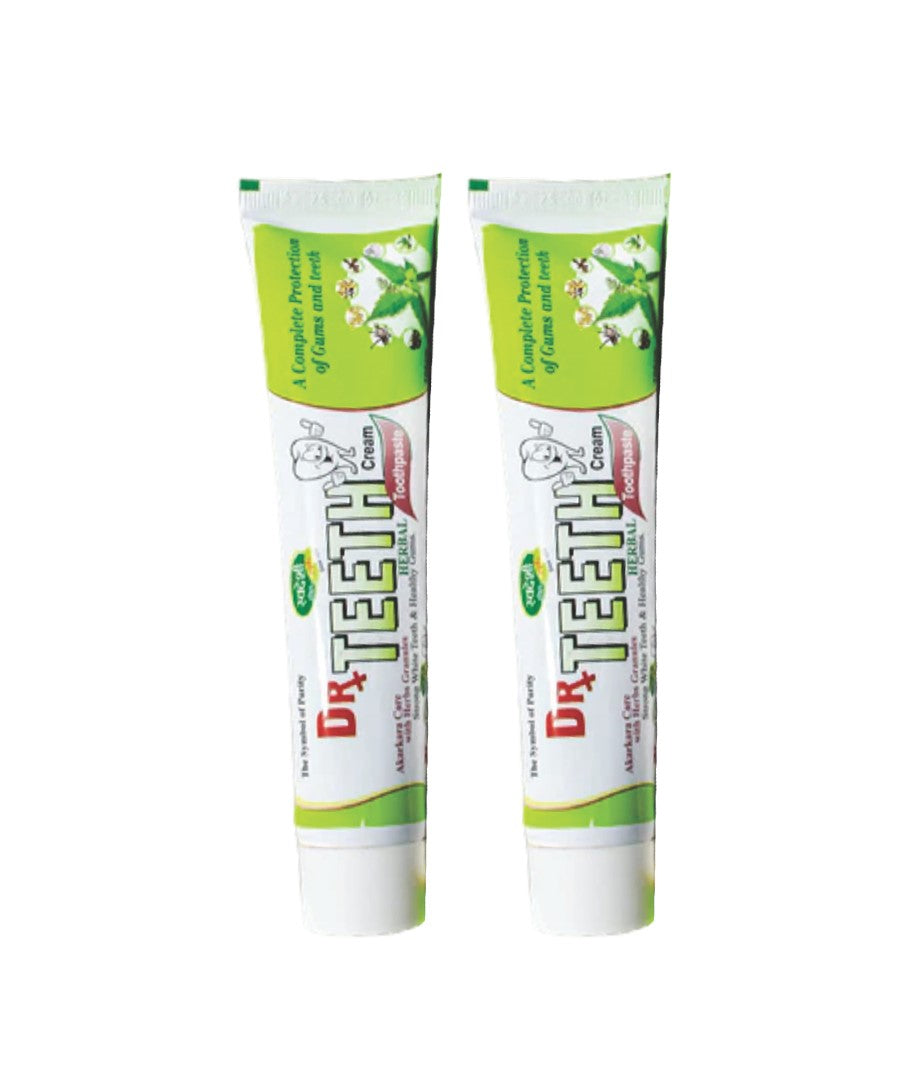 Pack of 2 Dr. Teeth Toothpaste 100gm for Oral Care, Helps Maintain Healthy Teeth & Gums.