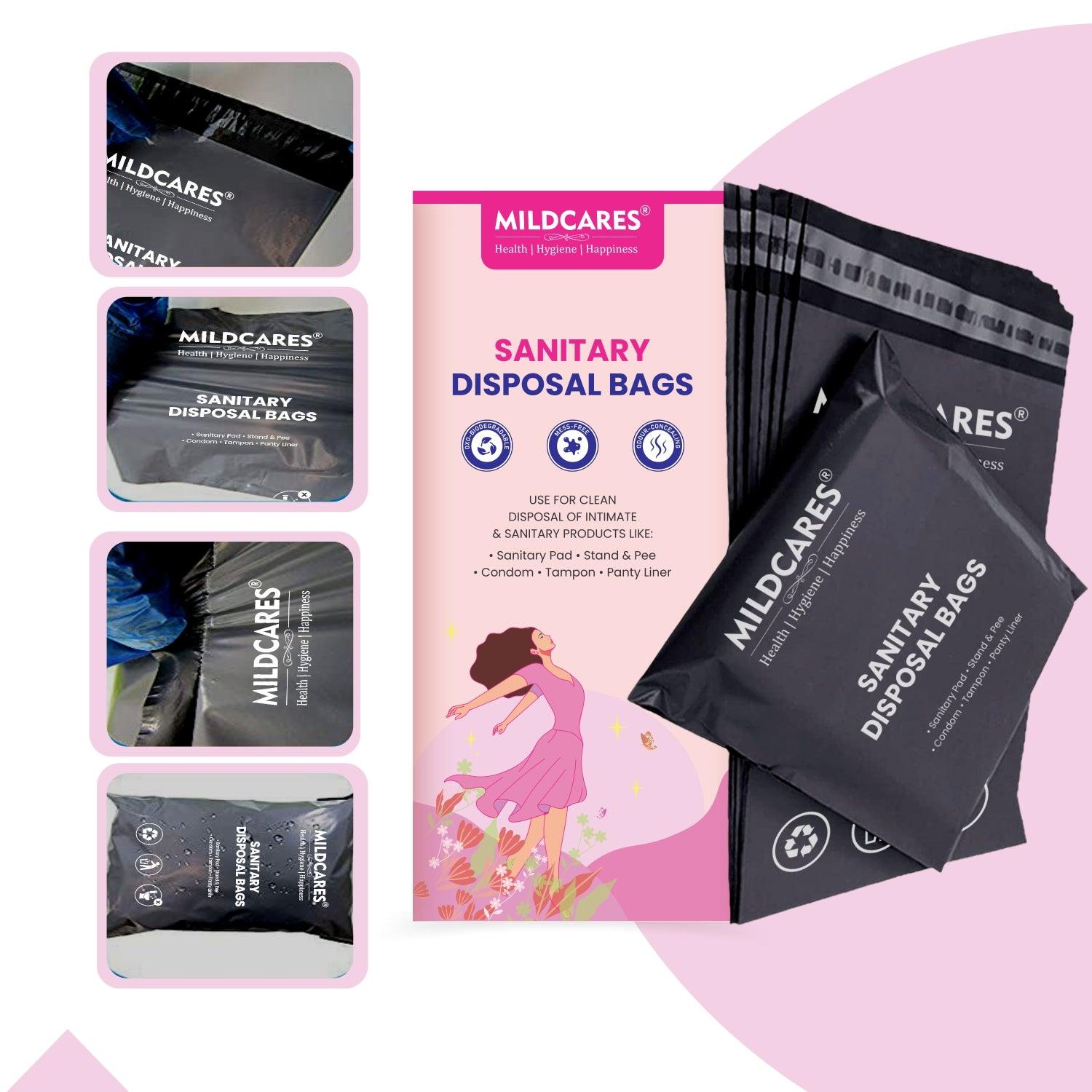 MildCares Sanitary Disposable Bags for Sanitary Pad Disposal