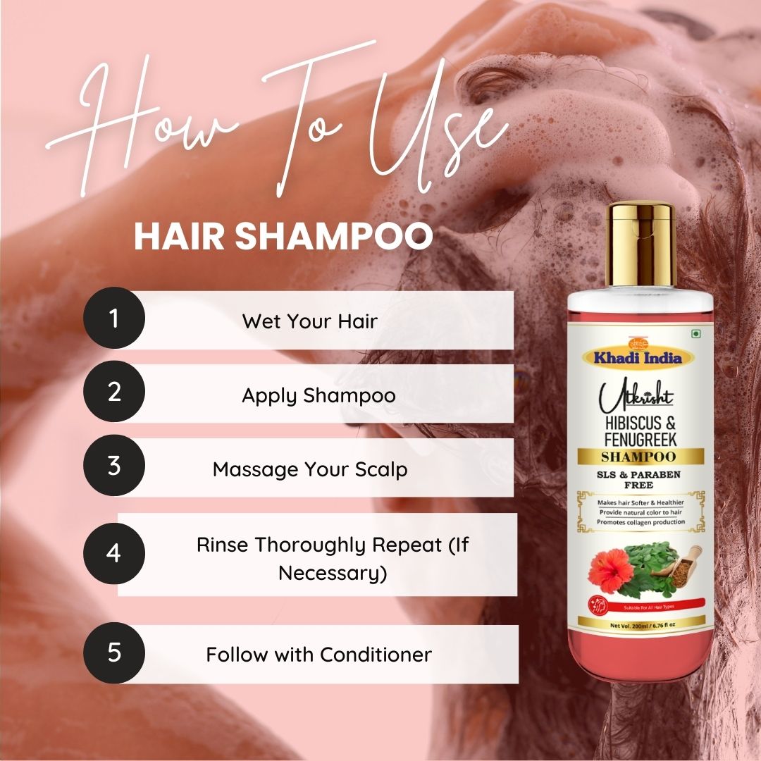 Utkrisht Khadi Hibiscus & Fenugreek Shampoo (200ml)