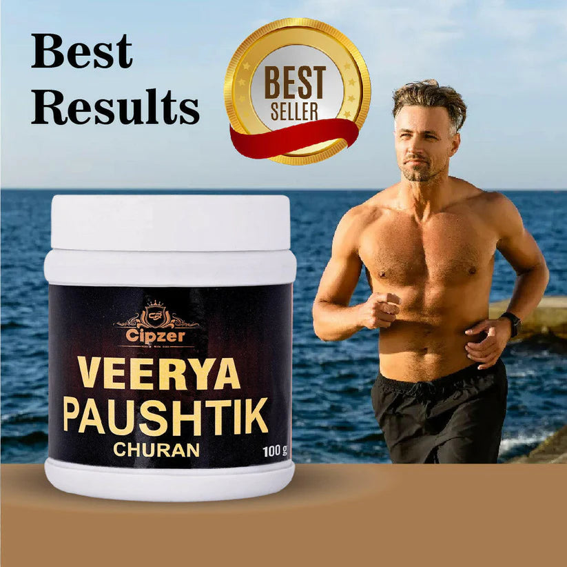 Cipzer Veerya Paushtik Churan - 100g | Boost Stamina, Sperm Health, Male Strength & Vitality Naturally