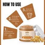 Kayee Ayurveda Sandalwood Herbal Face Scrub | Chandan Facial Exfoliator for Gentle Dead Skin Removal, Skin Polishing & Deep Cleansing | Helps Improve the Appearance of Dull & Rough-Looking Skin | Leaves Face Soft, Smooth & Naturally Radiant