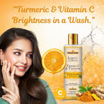 Kayee Ayurveda Vitamin C Turmeric Face Wash for Glowing Skin | Herbal Facial Cleanser with Vitamin C & Haldi | Helps Cleanse Dirt, Pollution, Excess Oil & Daily Impurities While Supporting a Fresh, Bright & Healthy-Looking Complexion | 210 ml