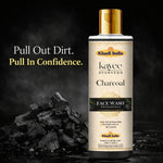 Kayee Ayurveda Activated Charcoal Face Wash for Oily & Combination Skin | Deep Pore Cleansing Facial Cleanser | Helps Remove Excess Oil, Dirt, Sweat & Daily Impurities While Leaving Skin Fresh, Soft & Refreshed | 210 ml