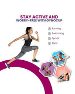 Gynocup Pink Reusable Menstrual Cup (Free Cramp Relief Roll On)