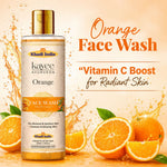 Kayee Ayurveda Orange Face Wash for Glowing & Fresh-Looking Skin | Fruit-Enriched Facial Cleanser for Normal, Oily & Combination Skin | Helps Cleanse Dirt, Pollution, Excess Oil & Daily Impurities for a Smooth, Radiant-Looking Complexion | 210 ml