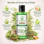 Bhudevam Naturals Khadi Neem Face Wash for Clear & Healthy Skin – 420ML (Pack of 2)