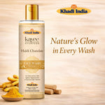 Kayee Ayurveda Haldi Chandan Face Wash for Men & Women | Herbal Turmeric & Sandalwood Facial Cleanser for Daily Skin Care | Helps Remove Dirt, Excess Oil & Impurities for Fresh, Clean, Soft & Healthy-Looking Skin | 210 ml