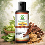 Bhudevam Naturals Khadi Shikakai Herbal Shampoo – Frizz Control & Scalp Nourishment- 210ML