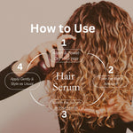 Khadi Almond Hair Serum for Dry & Frizzy Hair | Non-Sticky Hair Shine Serum | Controls Frizz, Adds Smoothness & Gloss With Almond Oil & Vitamin E For Men & Women - 50GM