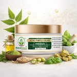 Bhudevam Naturals Khadi Acne Pimple Cream for Fast Acting Spot Treatment for Pimples, Acne & Breakouts- 50GM