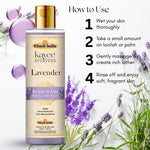 Kayee Ayurveda Lavender Body Wash | Refreshing Lavender Shower Gel for Gentle Daily Cleansing | Helps Wash Away Dirt, Sweat & Excess Oil While Leaving Skin Clean, Soft, Fresh & Pleasantly Fragrant | Suitable for Regular Use | 210 ml