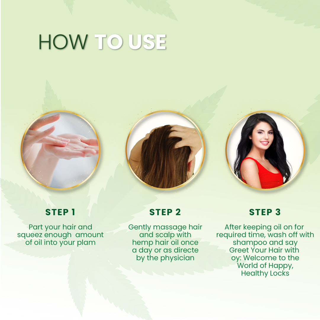 Cannarma Hemp Hair Oil With Coconut & Almond | Omega 3 & 6, Vitamin E | For Nourishes, Moisturizes & Hydrates Hair - 50ml
