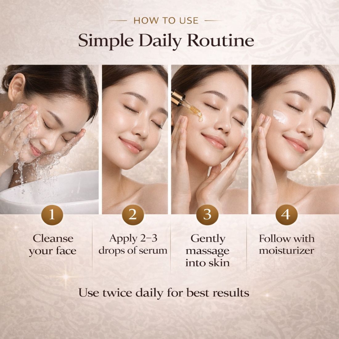 Kayee Ayurveda Rice Face Serum for Glowing & Hydrated Skin | Lightweight Facial Serum for Dull, Dry & Uneven-Looking Skin | Helps Improve the Appearance of Skin Tone, Texture & Dullness | Daily Skincare Serum for Women & Men | 30 ml