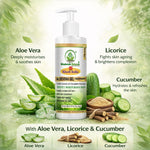Bhudevam Naturals Khadi Aloe Vera Gel for Acne & Pimples – Reduces Redness & Blemishes Transparent- 500GM