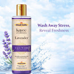 Kayee Ayurveda Lavender Face Wash for Men & Women | Herbal Facial Cleanser with Lavender for Daily Skin Care | Helps Remove Dirt, Excess Oil, Sweat & Impurities While Leaving Skin Fresh, Soft, Smooth & Refreshed | 210 ml