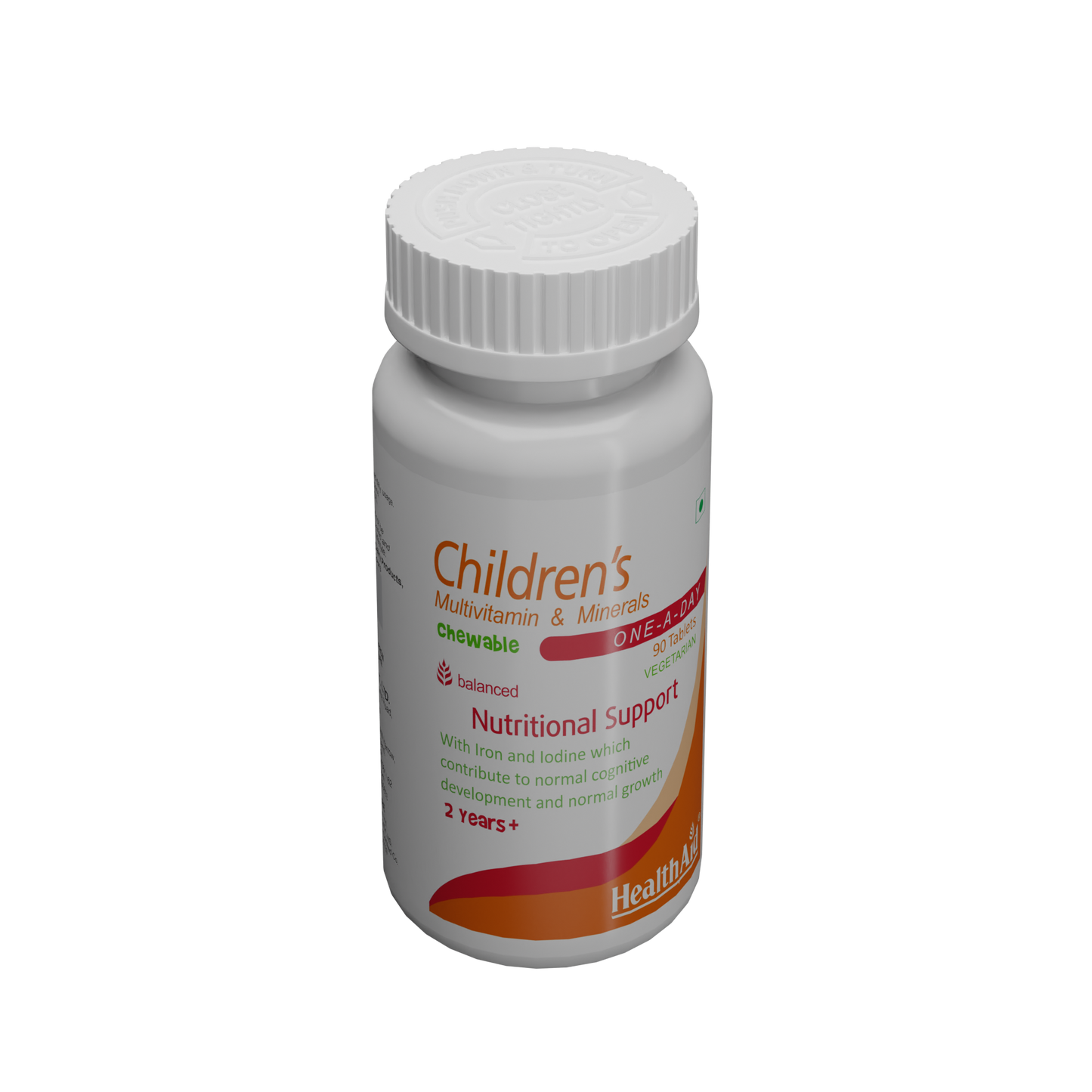 HealthAid Children's Multivitamins & Minerals Chewable Tablet - 90 Chewable Tablet