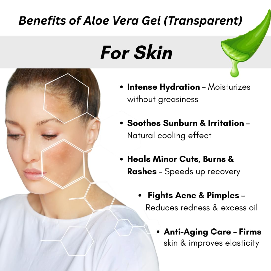 Bhudevam Naturals Khadi Pure Aloe Vera Gel (Transparent) for Skin & Hair | Natural Hydrating Gel for Face, Acne Care, Sunburn Relief & Deep Moisturization- 200GM