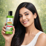 Bhudevam Naturals Khadi Henna Thyme Herbal Hair Tonic for Hair Growth, Frizz Control & Scalp Hydration- 210ML