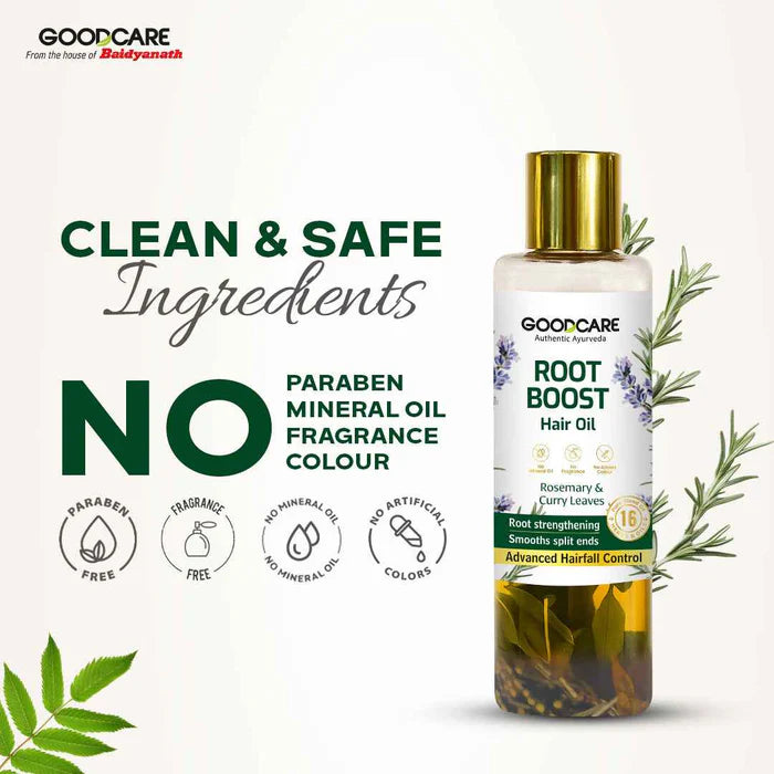 Goodcare Root Boost Rosemary & Curry Leaves Hair Oil - 100 ml