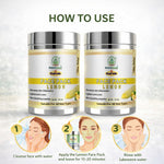Bhudevam Naturals Khadi Lemon Face Pack Skin Brightening Face Mask for Acne, Pigmentation & Tan Removal- 100GM (Pack of 2)