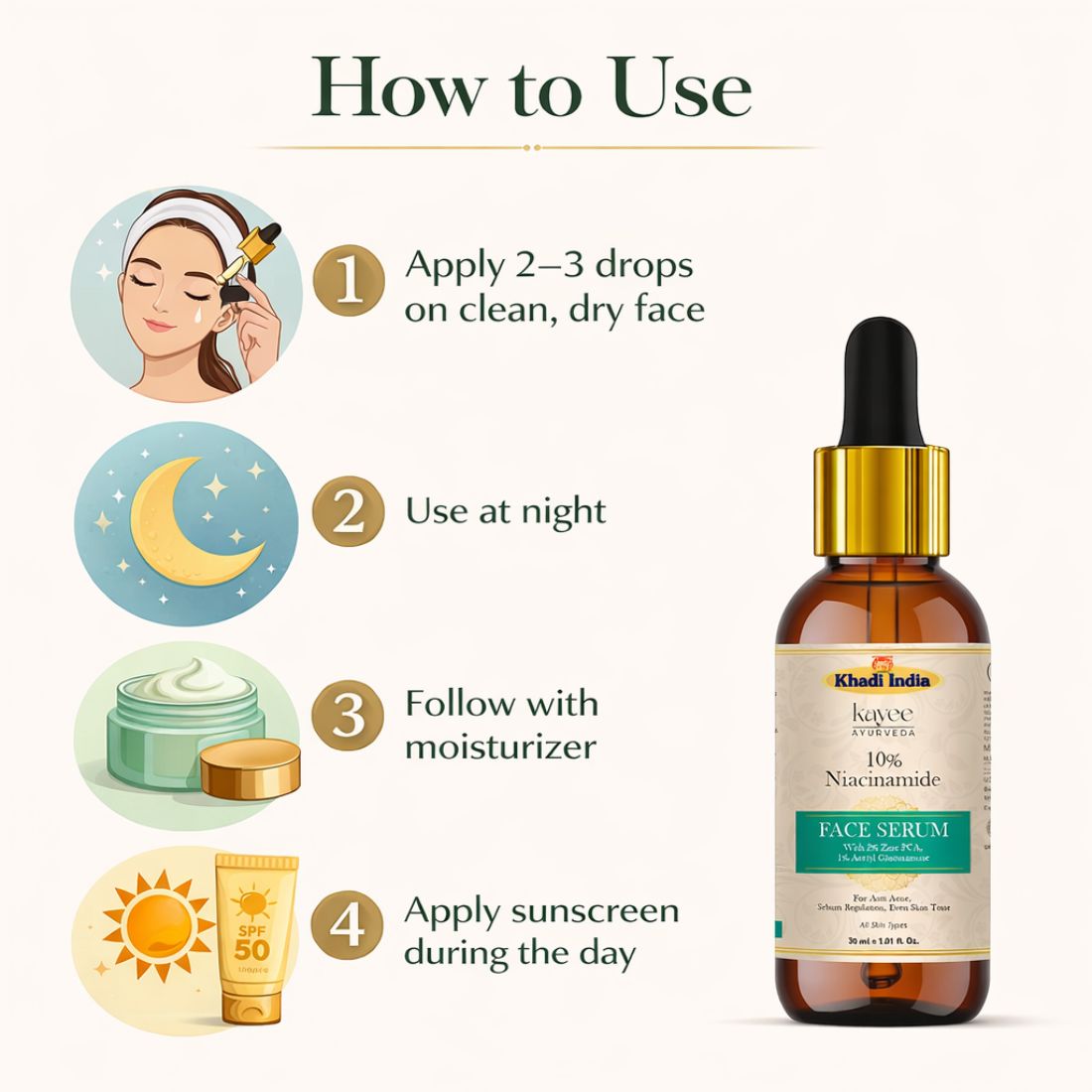 Kayee Ayurveda 2% Salicylic Acid Face Serum for Acne-Prone & Oily Skin | Helps Unclog Pores, Control Excess Oil & Improve the Appearance of Blemishes | Lightweight Daily Facial Serum for Women & Men | 30 ml