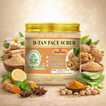 Bhudevam Naturals Khadi De-Tan Face Scrub for Tan Removal – Removes Dead Skin, Brightens Complexion & Improves Skin Texture-150GM