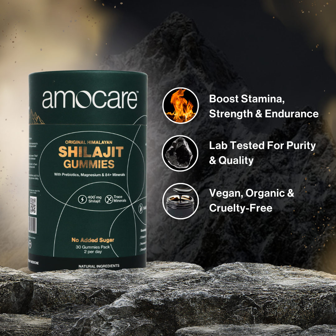 Amocare Original Himalayan Shilajit Gummies - 30 Gummies