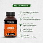 Bixa Botanical LIVERIX (60 Veg Capsules | 450mg) | Synergistic Ayurvedic Formula for Natural Liver Detoxification & Hepatic Function